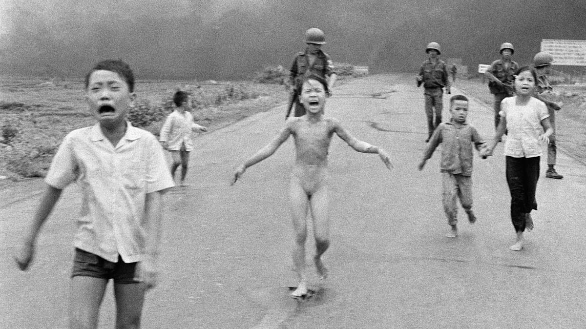 ‘Accidental Napalm’ turns 50: the generation-defining image capturing the futility of the Vietnam war