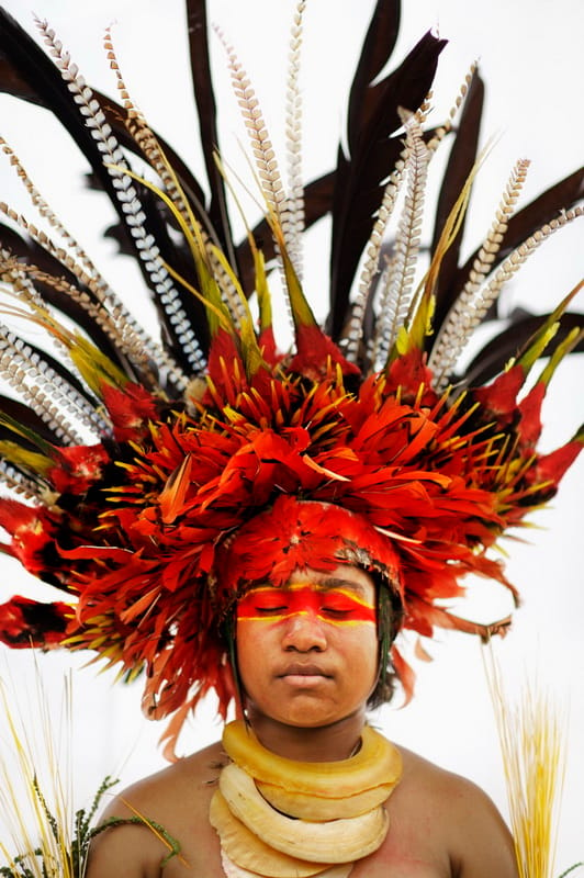 Papua New Guinea field studio portrait series