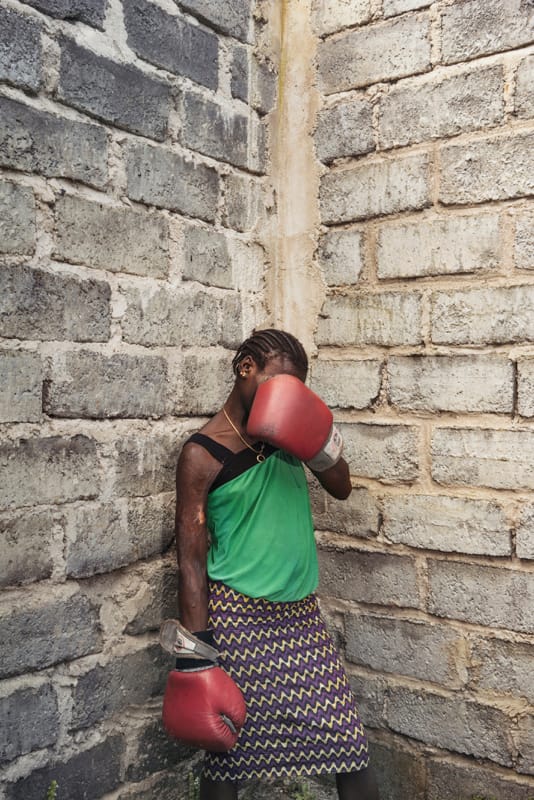 Boxing against violence in Goma, North Kivu, Democratic Republic of Congo