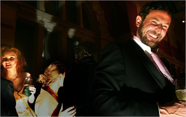 Stefano Pilati in 2006, at the opening gala of the Institute's "Anglomania" exhibit at the Metropolitan Museum of Art.