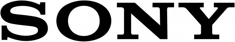 Sony logo in black