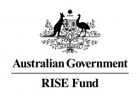 Logo of Australian Government RISE Fund